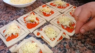 أسهل مملحة 😋 بدون عجين مورق ✅ حضريها في الدقيقة 90 🤣 مفرمجة وتقطر بالبنة وتوجد في وقفة 