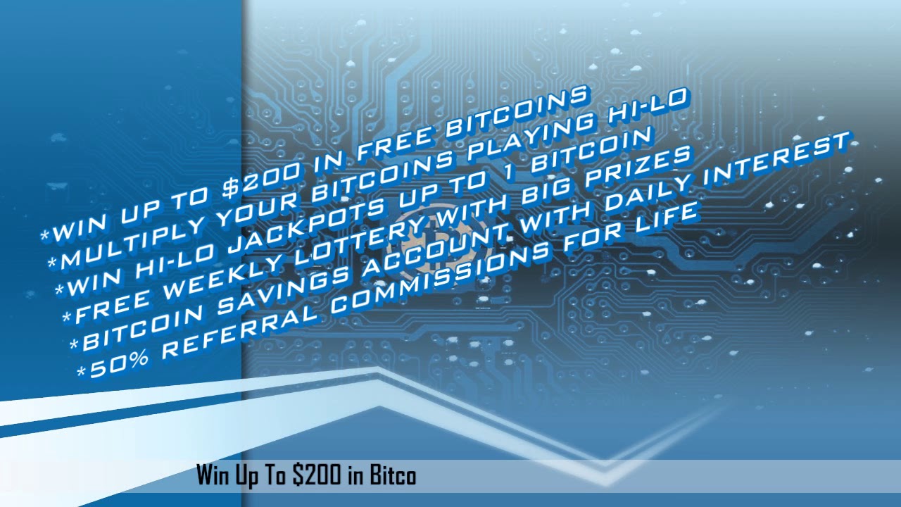 Win Up To 200 In Bitcoins Every Hour Free Bitcoin Wallet Faucet Lottery And Dice - 