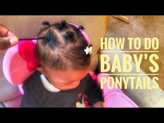 Baby Pigtails | Hairstyle For Your Baby - YouTube