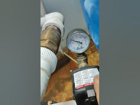 Демонстрация запуска насоса при неработающем нижним обратном клапаном и ...