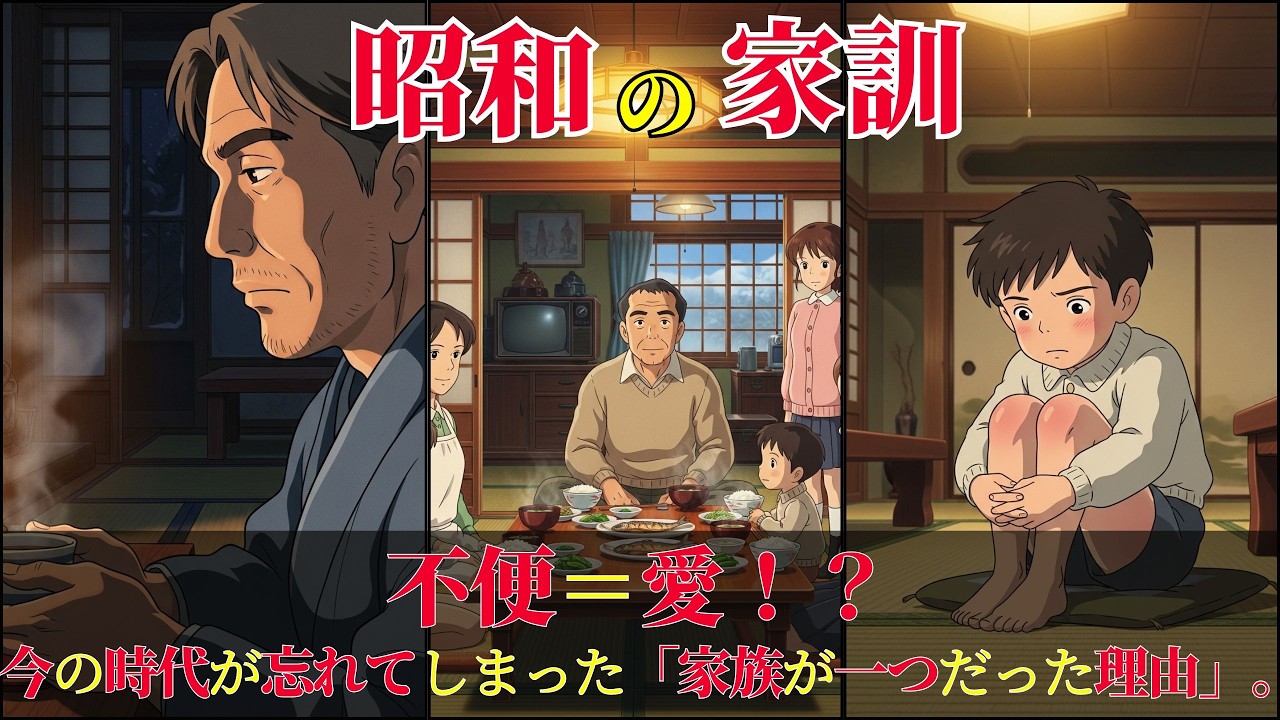 昭和の「厳しい家族ルール」、なぜあんなに不便だったのに幸せだったのか覚えていますか？