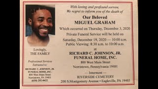 Richard C. Johnson Funeral Home - Funeral Service For Miguel Graham