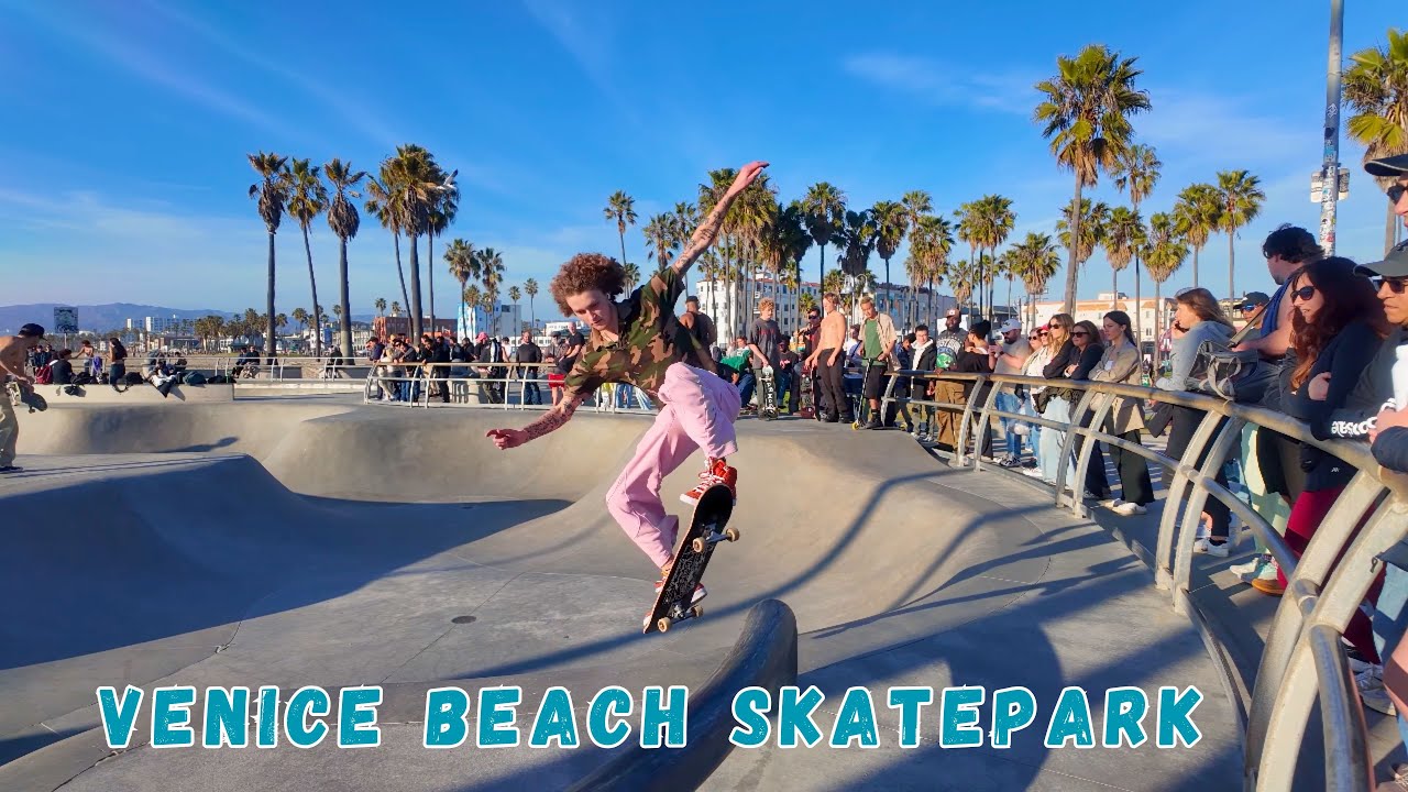 Shredding Venice Beach Skatepark