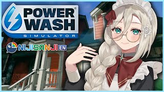 【POWERWASHING SIMULATOR】Scrub-a-dub-dub!【NIJISANJI EN | Aia Amare 】