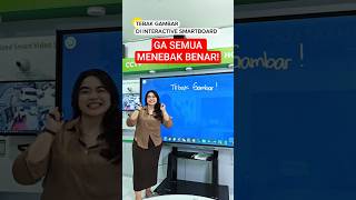 CHALLENGE TEBAK GAMBAR DI INTERACTIVE SMARTBOARD! TONTON SAMPAI HABIS GUYS #fyp #fun #viral #shorts