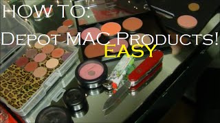 How to: Depot MAC Eyeshadows and Blushes (DIY)
