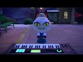 Animal crossing new horizons  olivia playing the synthesizer to 4 kk songs