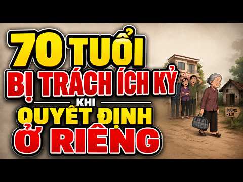 70 Tuổi Ra Ở Riêng, Các Con Trách Ích Kỷ Rồi Ân Hận Khi Mất Nhà .