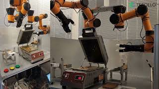Delto Gripper Robots Cook Squid Teppanyaki