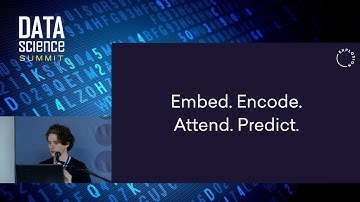 Embed, encode, attend, predict -  Dr. Matthew Honnibal