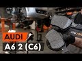 Jak vyměnit přední brzdové destičky na AUDI A6 (C6) [NÁVOD AUTODOC]