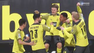 FIFA 22 OS Sliders - Version 10 Beta gameplay - Dortmund v Atletico Madrid(user) - World Class