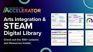 500+ Arts Integration and STEAM Lessons, Resources, and PD for K-12 Teachers