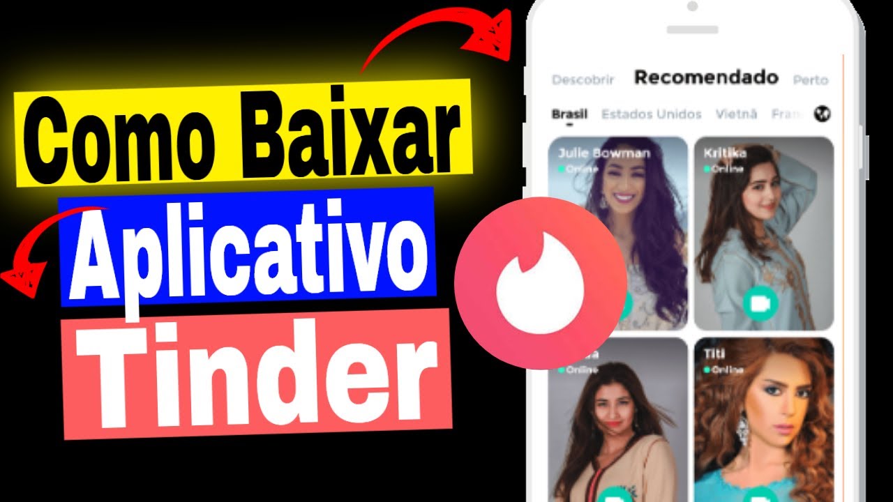Como Baixar o Aplicativo De Namoro Tinder No Celular - YouTube