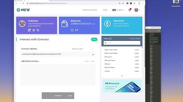 Mint a token using MyEtherWallet | Interacting with smart contracts | Udacity