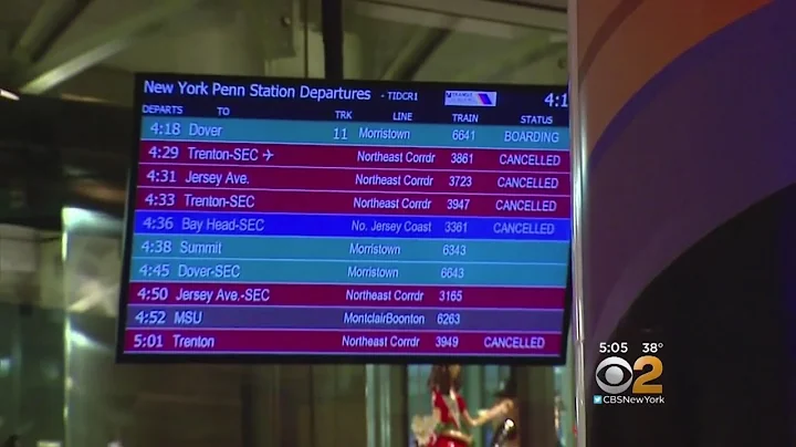 NJ TRANSIT, Amtrak Service Suspended Due To Downed Wires