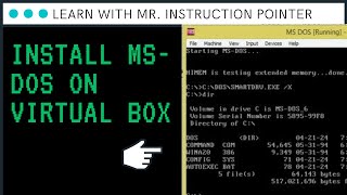 How to Install MS-DOS on VirtualBox