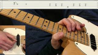 The Wind Cries Mary Guitar Solo Lesson - Jimi Hendrix Cover