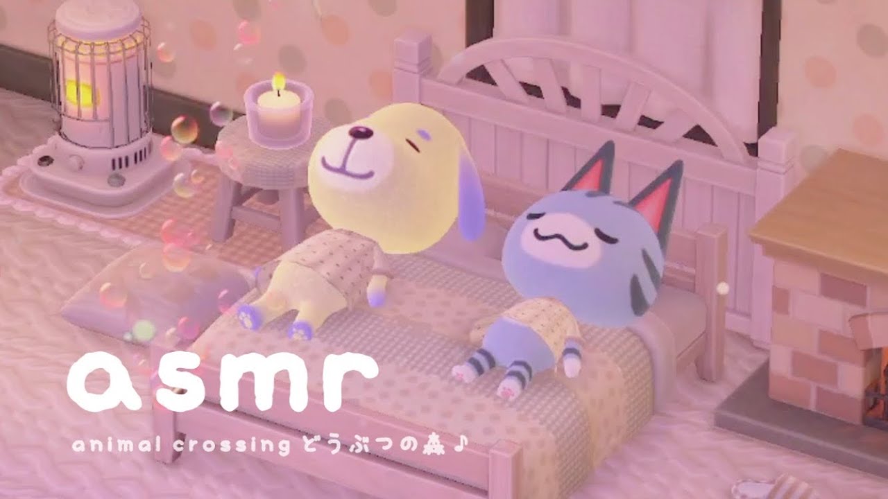 모동숲 asmr ⊹ 포근히 주무세요 💭 (with. 바닐라 & 사이다) • 30 minutes • acnh あつ森