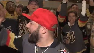 VGK Fans watch Game One of The Stanley Cup Finals at T-Mobile Arena