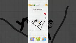 Draw 2 save ✅️ Catch the thief 🤡 #draw2save #stickman #shorts