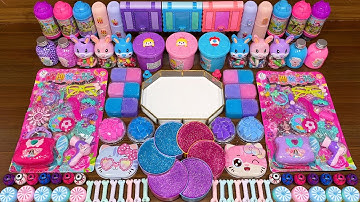 GALAXY slime !!!Mixing random into GLOSSY slime!!!Satisfying Slime Video #326