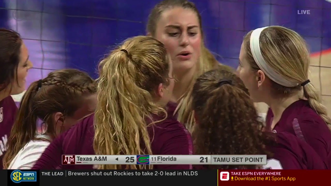 Volleyball Highlights UF 3, A&M 2 YouTube