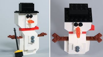 LEGO Snowman Build & Melt - LEGO Stop Motion