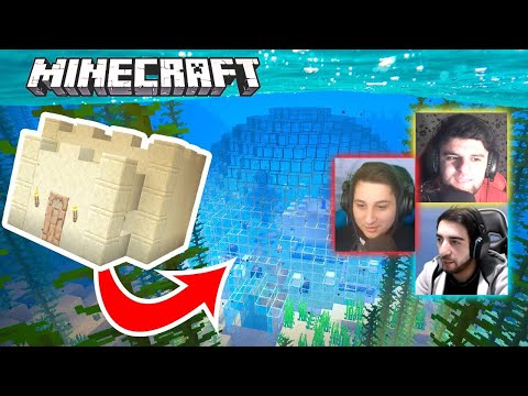 წყალში პირამიდა ვნახეთ Minecraft ოკეანეში Part 4