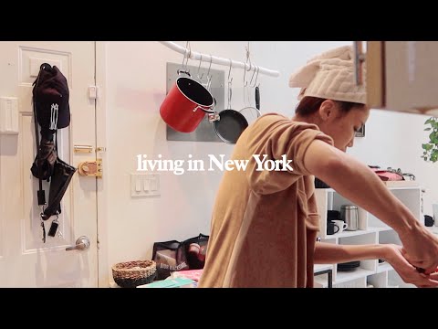 LIVING IN NEW YORK 에어비앤비 룸투어, 본격적인 밥 해먹기, 새해맞이 PART 2 | kinda cool
