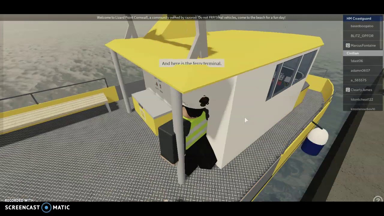 Lizard Point, Cornwall Roleplay Community Tour! [ROBLOX] PT1 - YouTube