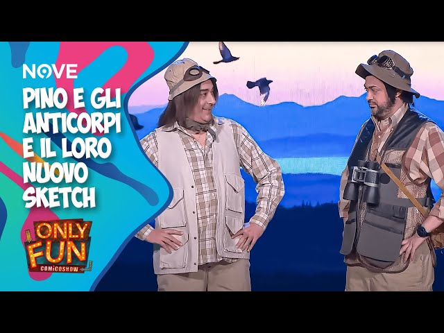 Pino e gli Anticorpi e il loro nuovo sketch 😂| ONLY FUN class=