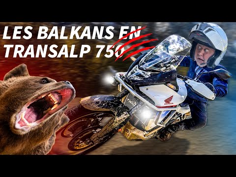 LES BALKANS EN HONDA 750 TRANSALP