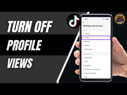 How to Turn Off Profile View History on TikTok | Disable Profile Views