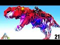 MY UNSTOPPABLE ZOMBIE CYBORG TEK REX !!! ARK Survival Evolved Pugnacia Dinos ARK MODDED E21