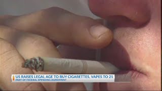 New law sets minimum age to buy tobacco products at 21