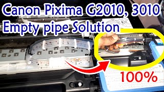 Canon G2010 Empty Ink Pipes  Blank Print  Air In Pipe  P08 Error  Canon Pixima G2010