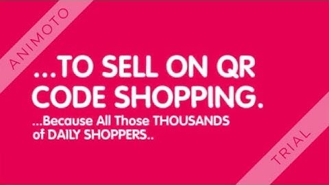 QR Code Shopping Mobile Shopping