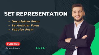 Set Representation | How can we represents sets | set Representation in Mathematics