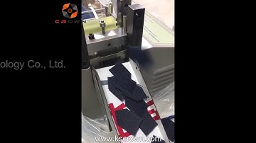 Hook and Loop Strip Cutting Machine for Various Shapes WL-860 - Suzhou Crown