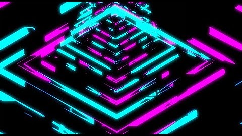 Background Visual Effects. 30 Min. of Tunnel Rings - Blue, Pink, Black - Loop 4K UHD 3D