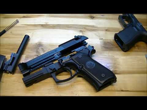 Пистолет Beretta 92 FS, Часть 2  сборка разборка