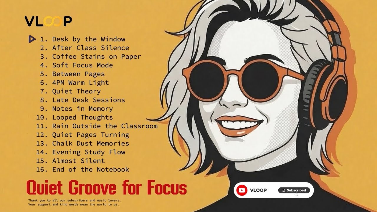 Quiet Groove for Focus | EP 02 | Chillhop & Lofi Funk Study Beats | VLOOP