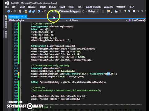 Physics: Concave Bounding Volumes - Angry Birds Clone - Homework Assignment