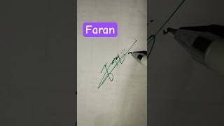 scan signature Faran 1/10/25 #creative #calligraphy #art #artwork #artandcraft #drawing #signature