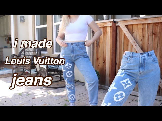 Louis Vuitton Painted Jeans
