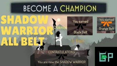 Stick Fight: Shadow Warrior | All Pattern  | Shadow Belt Pattern | All Bosses Fight