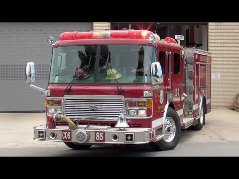 Engine 85 Rescue85 Costa Mesa Fire & Rescue Old Engine 85 Responding - YouTube