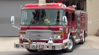Costa Mesa Fire & Rescue Old Engine 85 Responding