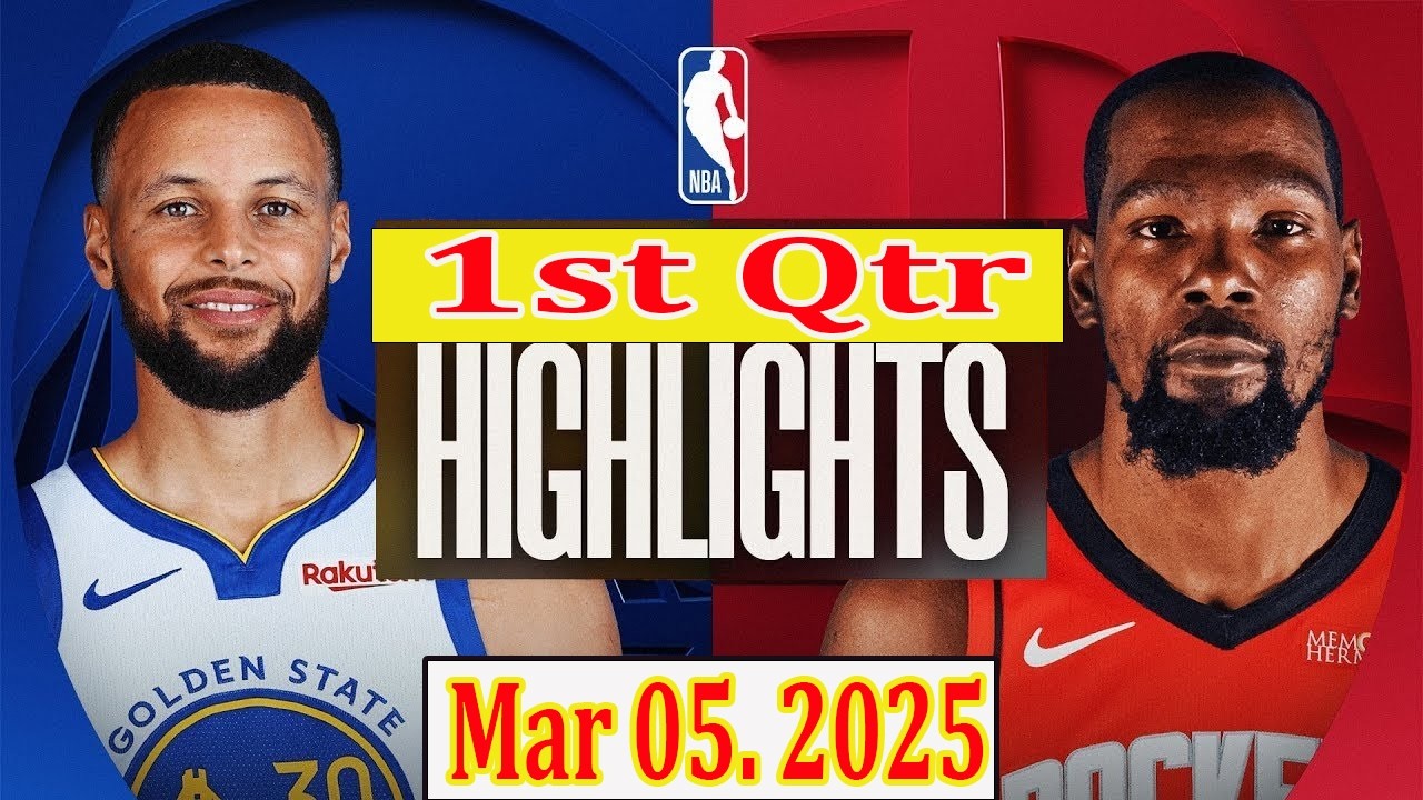 Houston Rockets vs Golden State Warriors  1st Qtr Mar 05.2025 Highlights | NBA